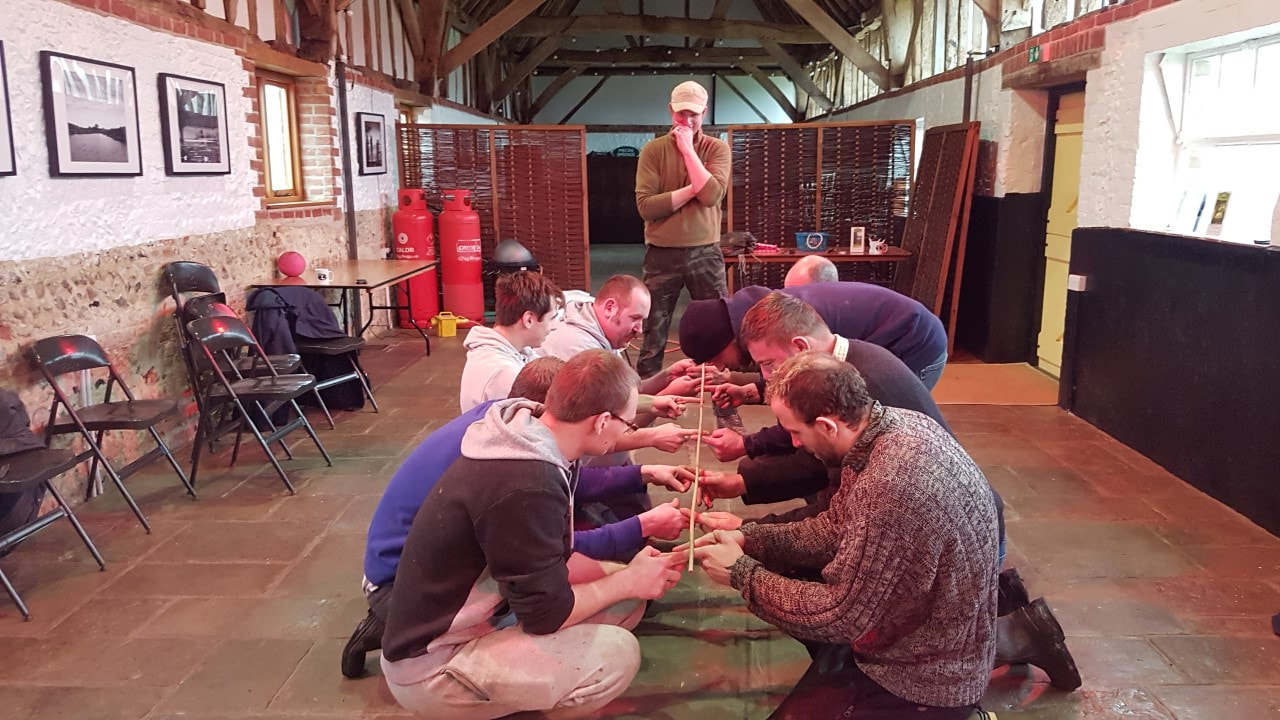 A Teambuilding Game in The Long Barn