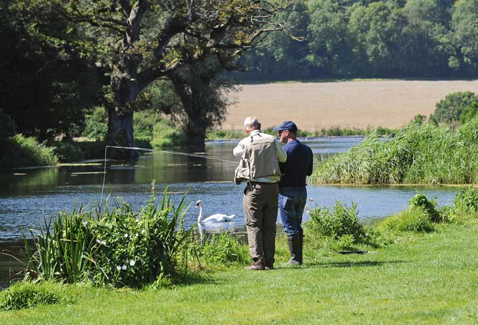 fly fishing tuition, Hampshire