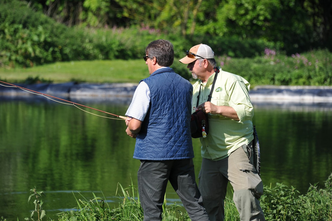 Casting Lessons at Meon Springs